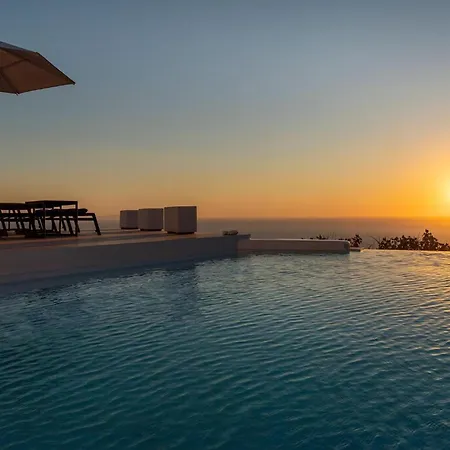 アパート Luxurious Santorini Escape Villa Imerovigli Private Infinity Pool Breathtaking Aegean Views